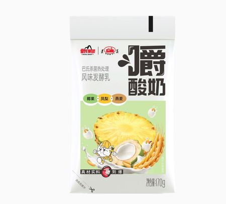 170g嚼酸奶（椰果+凤梨＋燕麦）