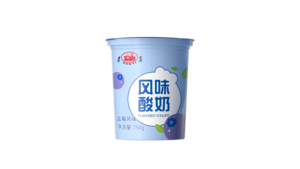 150g塑杯风味酸奶蓝莓味